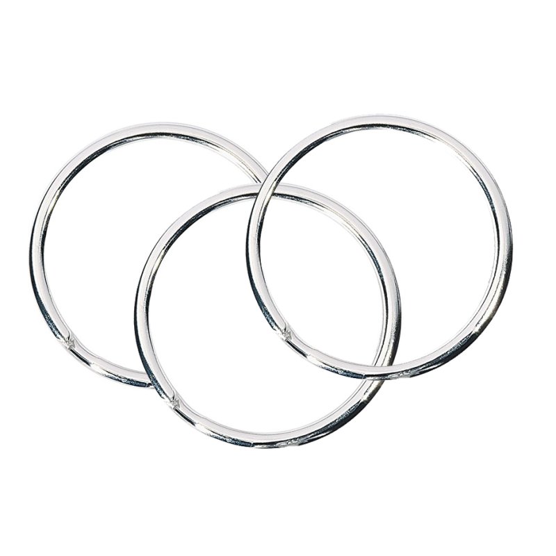 WEDO metal key rings, 20 mm, 100 pieces